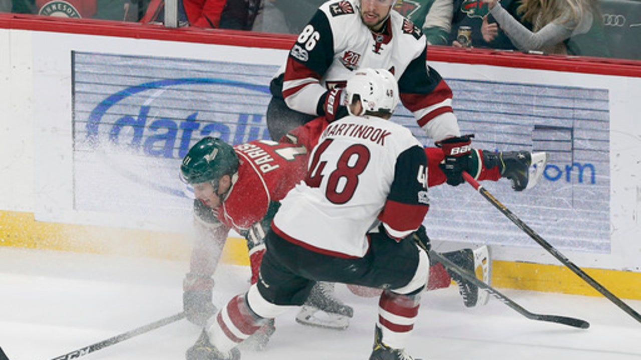 Niederreiter, Wild dodge letdown with 4-3 win over Coyotes (Jan 19, 2017)